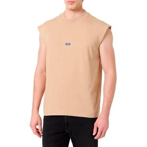 Hugo Boss Navertz 01 Blue Sleeveless T-shirt Medium Beige S Men Hugo Boss Navertz 01 Blue Sleeveless T-shirt Medium Beige S Men