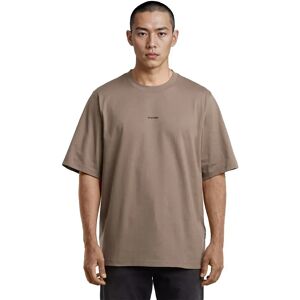 G-star Center Chest Logo Loose Boxy Short Sleeve T-shirt Deep Walnut S Men G-star Center Chest Logo Loose Boxy Short Sleeve T-shirt Deep Walnut S Men