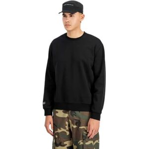 Alpha Industries Label Sweatshirt Black S Men Alpha Industries Label Sweatshirt Black S Men