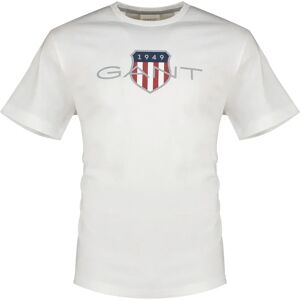 Gant Archive Shield Regular Fit Short Sleeve T-shirt White XL Men Gant Archive Shield Regular Fit Short Sleeve T-shirt White XL Men