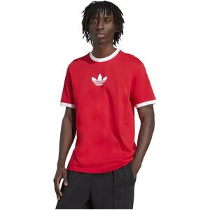 adidas Originals Adicolor Loose 2000s Cali Short Sleeve T-shirt Better Scarlet / White L Men adidas Originals Adicolor Loose 2000s Cali Short Sleeve T-shirt Better Scarlet / White L Men
