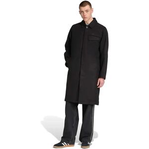 adidas Originals Premium Essentials Wool Coat Black M Men adidas Originals Premium Essentials Wool Coat Black M Men