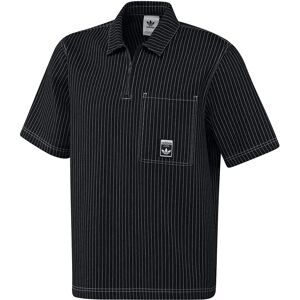 adidas Originals Wabash Loose Short Sleeve Shirt Black L Men adidas Originals Wabash Loose Short Sleeve Shirt Black L Men