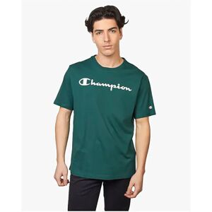 Champion 214747 Short Sleeve T-shirt Green S Men Champion 214747 Short Sleeve T-shirt Green S Men