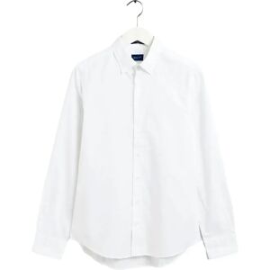 Gant Oxford Slim Fit Tech Prep Long Sleeve Shirt White S Men Gant Oxford Slim Fit Tech Prep Long Sleeve Shirt White S Men