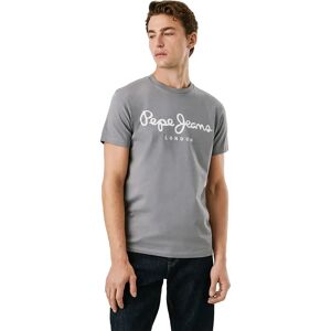 Pepe Jeans Original Stretch N Short Sleeve T-shirt Grey 2XL Men Pepe Jeans Original Stretch N Short Sleeve T-shirt Grey 2XL Men