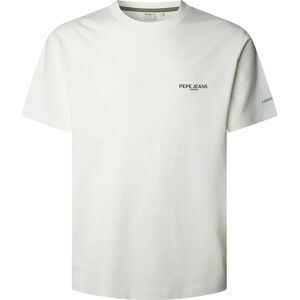 Pepe Jeans Terry Short Sleeve T-shirt Off White 2XL Men Pepe Jeans Terry Short Sleeve T-shirt Off White 2XL Men