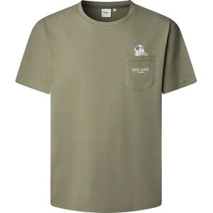 Pepe Jeans Thansen Short Sleeve T-shirt Military Green 2XL Men Pepe Jeans Thansen Short Sleeve T-shirt Military Green 2XL Men