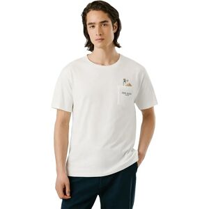 Pepe Jeans Thansen Short Sleeve T-shirt Off White 2XL Men Pepe Jeans Thansen Short Sleeve T-shirt Off White 2XL Men