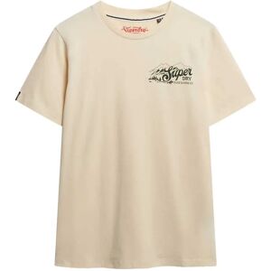 Superdry Lo-fi Outdoors Relaxed Fit Short Sleeve T-shirt Oatmeal Beige 3XL Men Superdry Lo-fi Outdoors Relaxed Fit Short Sleeve T-shirt Oatmeal Beige 3XL Men