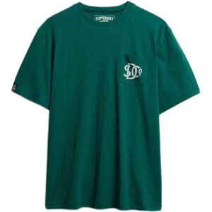 Superdry Merchant Graphic Short Sleeve T-shirt Pine Green 2XL Men Superdry Merchant Graphic Short Sleeve T-shirt Pine Green 2XL Men