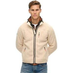 Superdry Outdoor Fleece Jacket Oatmeal Beige M Men Superdry Outdoor Fleece Jacket Oatmeal Beige M Men