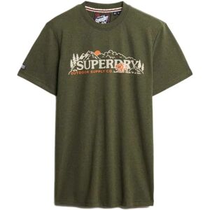 Superdry Outdoor Scene Relaxed Fit Short Sleeve T-shirt Mold Green Marl 2XL Men Superdry Outdoor Scene Relaxed Fit Short Sleeve T-shirt Mold Green Marl 2XL Men