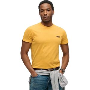 Superdry Vintage Logo Embroidered Short Sleeve T-shirt Denim Co Ochre Brown L Men Superdry Vintage Logo Embroidered Short Sleeve T-shirt Denim Co Ochre Brown L Men