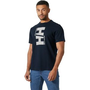 Helly Hansen Core Graphic T 2.0 Short Sleeve T-shirt Navy 2XL Men Helly Hansen Core Graphic T 2.0 Short Sleeve T-shirt Navy 2XL Men