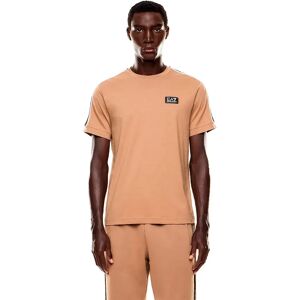 Ea7 Emporio Armani Train Logo Series Tape Co Short Sleeve T-shirt Tigers Eye 2XL Men Ea7 Emporio Armani Train Logo Series Tape Co Short Sleeve T-shirt Tigers Eye 2XL Men