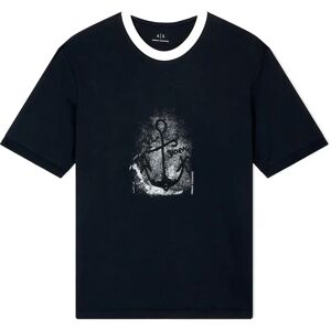 Armani Exchange Xm001075_af12308 Short Sleeve T-shirt Deep Navy L Men Armani Exchange Xm001075_af12308 Short Sleeve T-shirt Deep Navy L Men