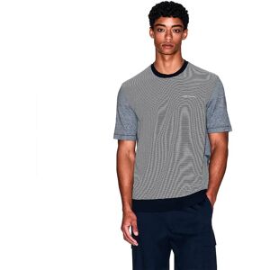 Armani Exchange Xm001083_af15917 Short Sleeve T-shirt Deep Navy / Off Whit L Men Armani Exchange Xm001083_af15917 Short Sleeve T-shirt Deep Navy / Off Whit L Men