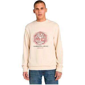 Timberland Front Seasonal Tree Logo Graphic Sweatshirt Angora L Men Timberland Front Seasonal Tree Logo Graphic Sweatshirt Angora L Men