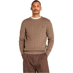 Timberland Williams River Cable Sweater Chocolate Chip L Men Timberland Williams River Cable Sweater Chocolate Chip L Men