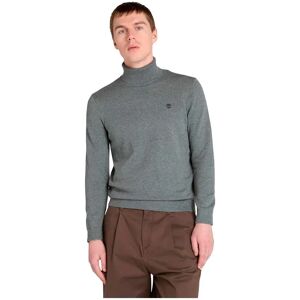 Timberland Williams River Turtle Neck Cotton Sweater Dark Grey Heather 3XL Men Timberland Williams River Turtle Neck Cotton Sweater Dark Grey Heather 3XL Men