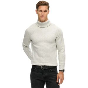 Superdry Brushed High Neck Sweater Glacier Grey 2XL Men Superdry Brushed High Neck Sweater Glacier Grey 2XL Men