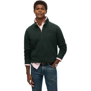 Superdry Merchant Half Zip Sweatshirt Forest Green S Men Superdry Merchant Half Zip Sweatshirt Forest Green S Men