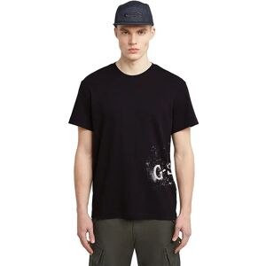 G-star Sprayed Gr Short Sleeve T-shirt Dark Black 2XL Men G-star Sprayed Gr Short Sleeve T-shirt Dark Black 2XL Men