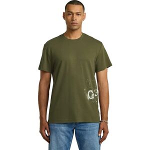 G-star Sprayed Gr Short Sleeve T-shirt Shadow Olive M Men G-star Sprayed Gr Short Sleeve T-shirt Shadow Olive M Men