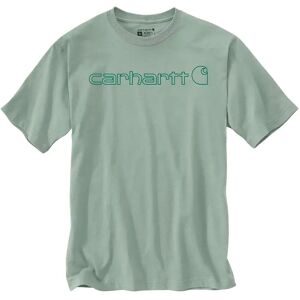 Carhartt Core Logo Relaxed Fit Short Sleeve T-shirt Seabrook M Men Carhartt Core Logo Relaxed Fit Short Sleeve T-shirt Seabrook M Men