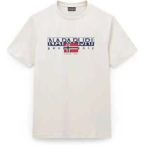 Napapijri Aylmer Short Sleeve T-shirt Beige Dimity L Men Napapijri Aylmer Short Sleeve T-shirt Beige Dimity L Men