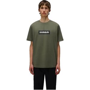 Napapijri Box Logo Short Sleeve T-shirt Tea Leaf 2XL Men Napapijri Box Logo Short Sleeve T-shirt Tea Leaf 2XL Men