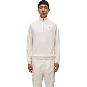 Napapijri Damavand 4 Half Zip Sweater Beige Dimity 3XL Men Napapijri Damavand 4 Half Zip Sweater Beige Dimity 3XL Men