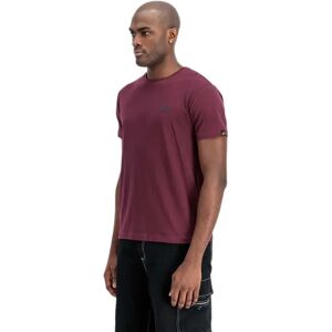 Alpha Industries Backprint Short Sleeve T-shirt Dark Cherry 2XL Men Alpha Industries Backprint Short Sleeve T-shirt Dark Cherry 2XL Men