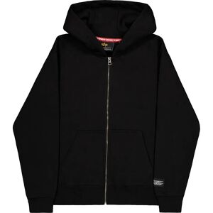 Alpha Industries Label Bp Full Zip Sweatshirt Black S Men Alpha Industries Label Bp Full Zip Sweatshirt Black S Men