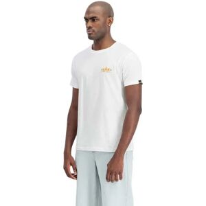 Alpha Industries Puff Print Logo Bp T Short Sleeve T-shirt White 3XL Men Alpha Industries Puff Print Logo Bp T Short Sleeve T-shirt White 3XL Men