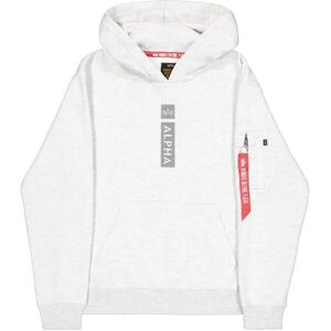 Alpha Industries Rp Hoodie Pastel Grey Melange 3XL Men Alpha Industries Rp Hoodie Pastel Grey Melange 3XL Men