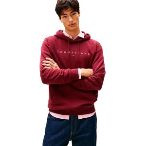 Tommy Jeans Linear Logo Regular Fit Hoodie Red Wine / Multicolor S Men Tommy Jeans Linear Logo Regular Fit Hoodie Red Wine / Multicolor S Men
