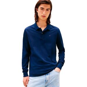 Tommy Jeans Placket Slim Fit Long Sleeve Polo Dark Night Navy L Men Tommy Jeans Placket Slim Fit Long Sleeve Polo Dark Night Navy L Men