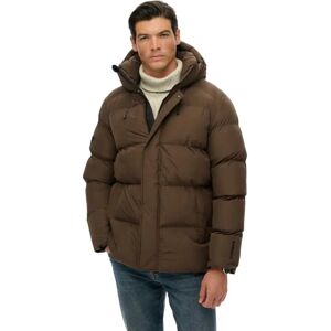 Superdry 5 Baffle Sports Padded Jacket Slate Brown 2XL Men Superdry 5 Baffle Sports Padded Jacket Slate Brown 2XL Men