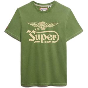 Superdry Auto Logo Relaxed Fit Short Sleeve T-shirt Artichoke Green M Men Superdry Auto Logo Relaxed Fit Short Sleeve T-shirt Artichoke Green M Men