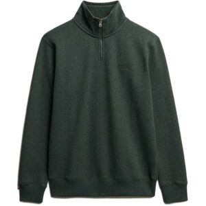 Superdry Essential Logo Henley Sweatshirt Deep Forest Marl 2XL Men Superdry Essential Logo Henley Sweatshirt Deep Forest Marl 2XL Men