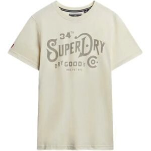 Superdry Heritage Brand Relaxed Fit Short Sleeve T-shirt Riff White S Men Superdry Heritage Brand Relaxed Fit Short Sleeve T-shirt Riff White S Men