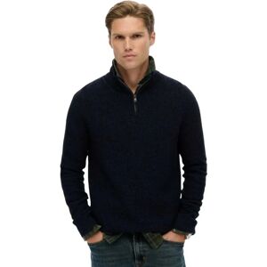 Superdry M6110682a Half Zip Sweater Eclipse Navy Twist L Men Superdry M6110682a Half Zip Sweater Eclipse Navy Twist L Men