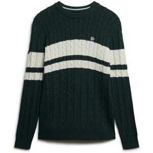 Superdry M6110710a Sweater Eagle Green / Bone White 3XL Men Superdry M6110710a Sweater Eagle Green / Bone White 3XL Men