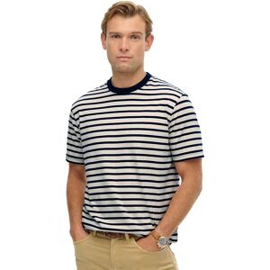 Superdry Merchant Stripe Short Sleeve T-shirt Off White Stripe XL Men Superdry Merchant Stripe Short Sleeve T-shirt Off White Stripe XL Men