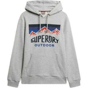 Superdry Mountain Relaxed Fit Hoodie Glacier Grey Marl 2XL Men Superdry Mountain Relaxed Fit Hoodie Glacier Grey Marl 2XL Men