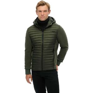 Superdry Storm Fleece Hybrid Jacket Ivy Green M Men Superdry Storm Fleece Hybrid Jacket Ivy Green M Men