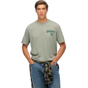 Superdry Tokyo Narrative Loose Fit Short Sleeve T-shirt Slate Grey 2XL Men Superdry Tokyo Narrative Loose Fit Short Sleeve T-shirt Slate Grey 2XL Men