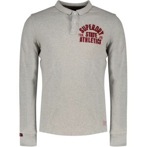 Superdry Vintage Athletic Short Sleeve Polo Vintage Sweat Light Grey Marl 2XL Men Superdry Vintage Athletic Short Sleeve Polo Vintage Sweat Light Grey Marl 2XL Men